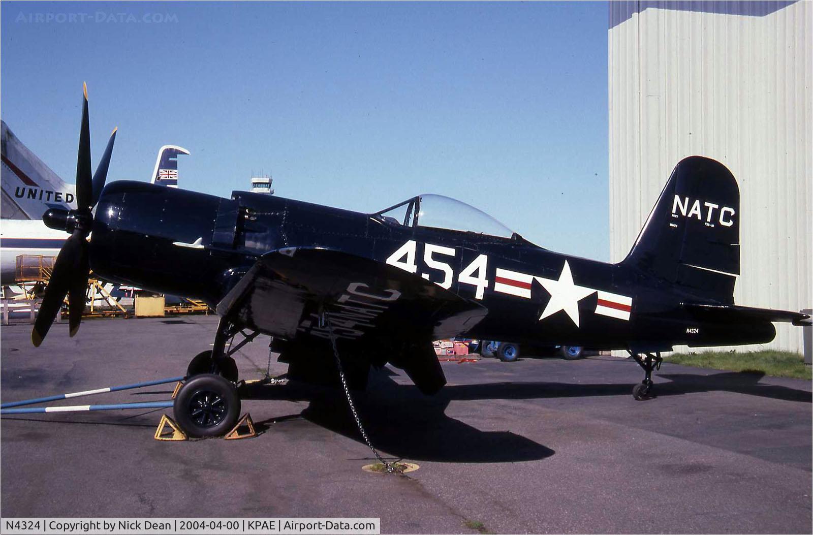 N4324, 1945 Goodyear F2G-1 Corsair C/N 6163, /