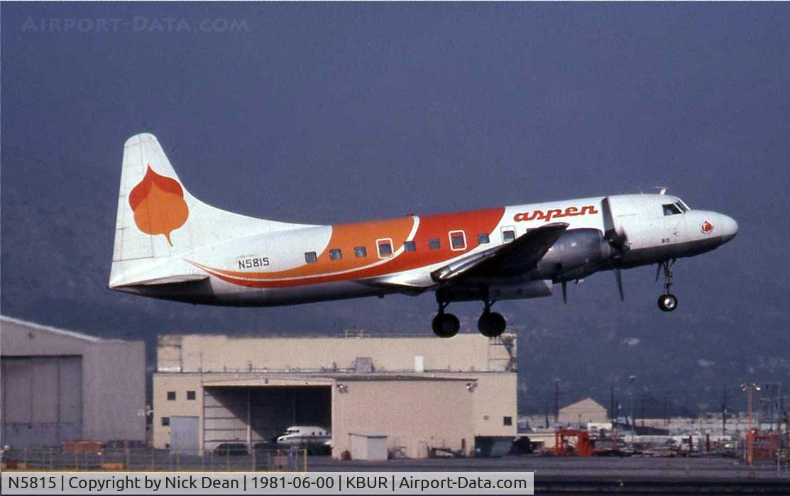 N5815, 1953 Convair 340 C/N 78, .