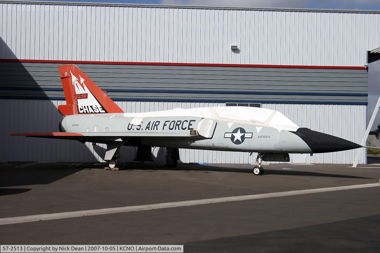 57-2513, 1957 Convair F-106B Delta Dart C/N 8-27-07, /