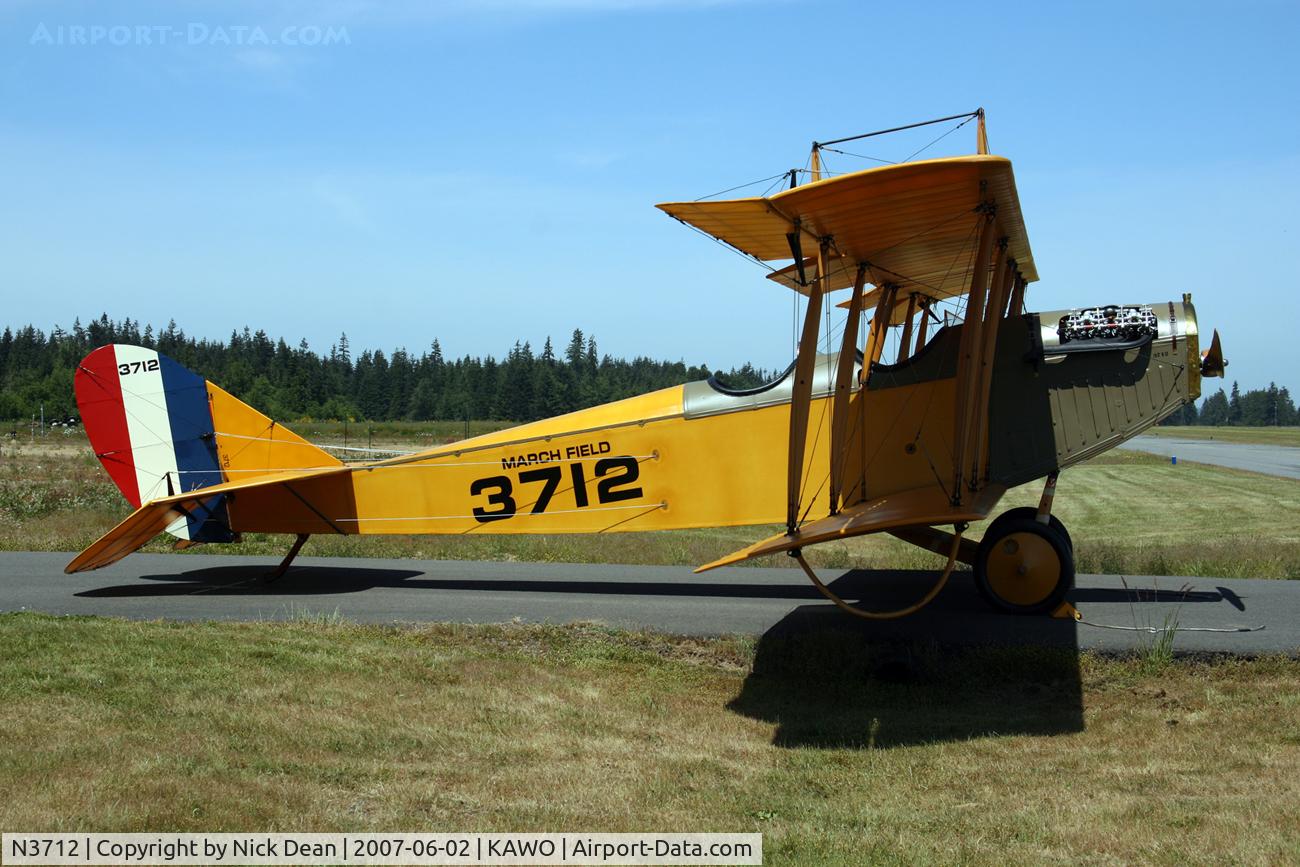 N3712, 1918 Curtiss JN-4D Jenny C/N 3712, /
