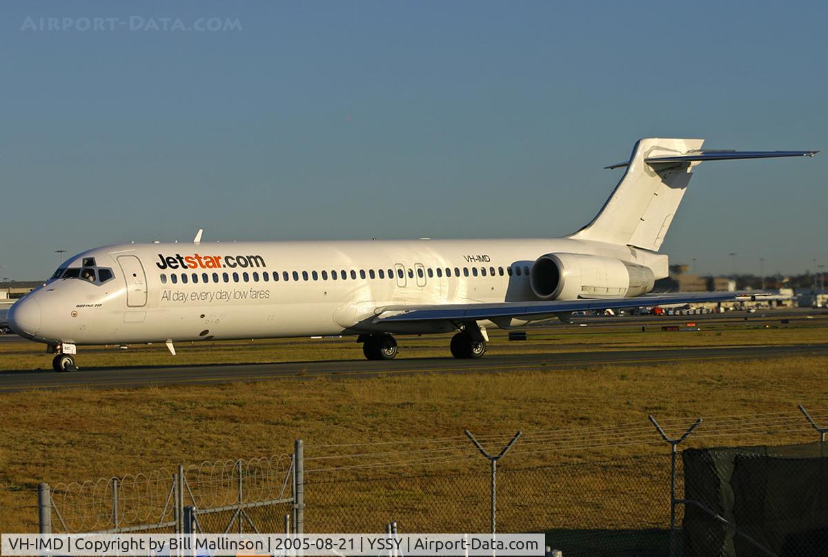 VH-IMD, 1999 Boeing 717-2K9 C/N 55055, Previously Qantas Link (QFL) as VH-IMD, then to National Jet / Qantaslink (NJS)as VH-NXH.  Started life as N9012S with Impulse Airlines (IPU) before being transferred to Far Eastern Air Transport (FEA) as B-28003.  This old girl has been here, there and e