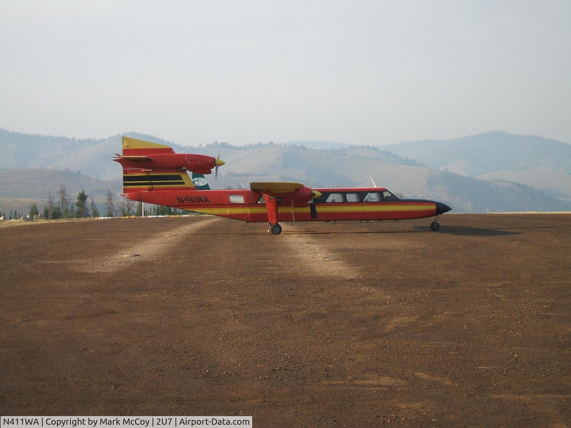 N411WA, 1976 Britten-Norman BN-2A MK.III-2 Trislander C/N 1023, McCall Air seemed to have tried out the Trislander for a Summer in the Idaho backcountry.  Didn't see it back this year.  Guess that's a sign......