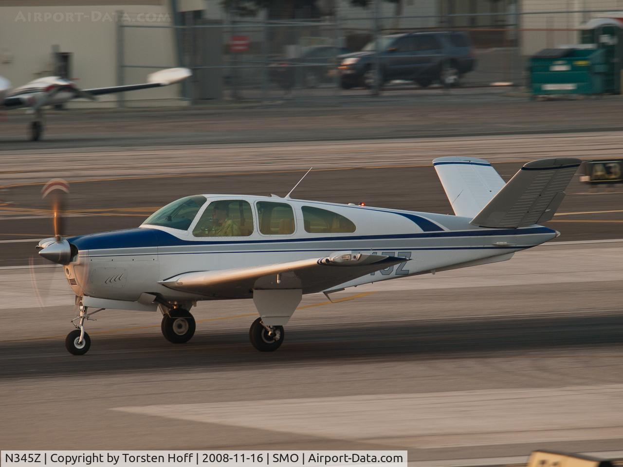 N345Z, 1961 Beech N35 Bonanza C/N D-6713, N345Z departing from RWY 21