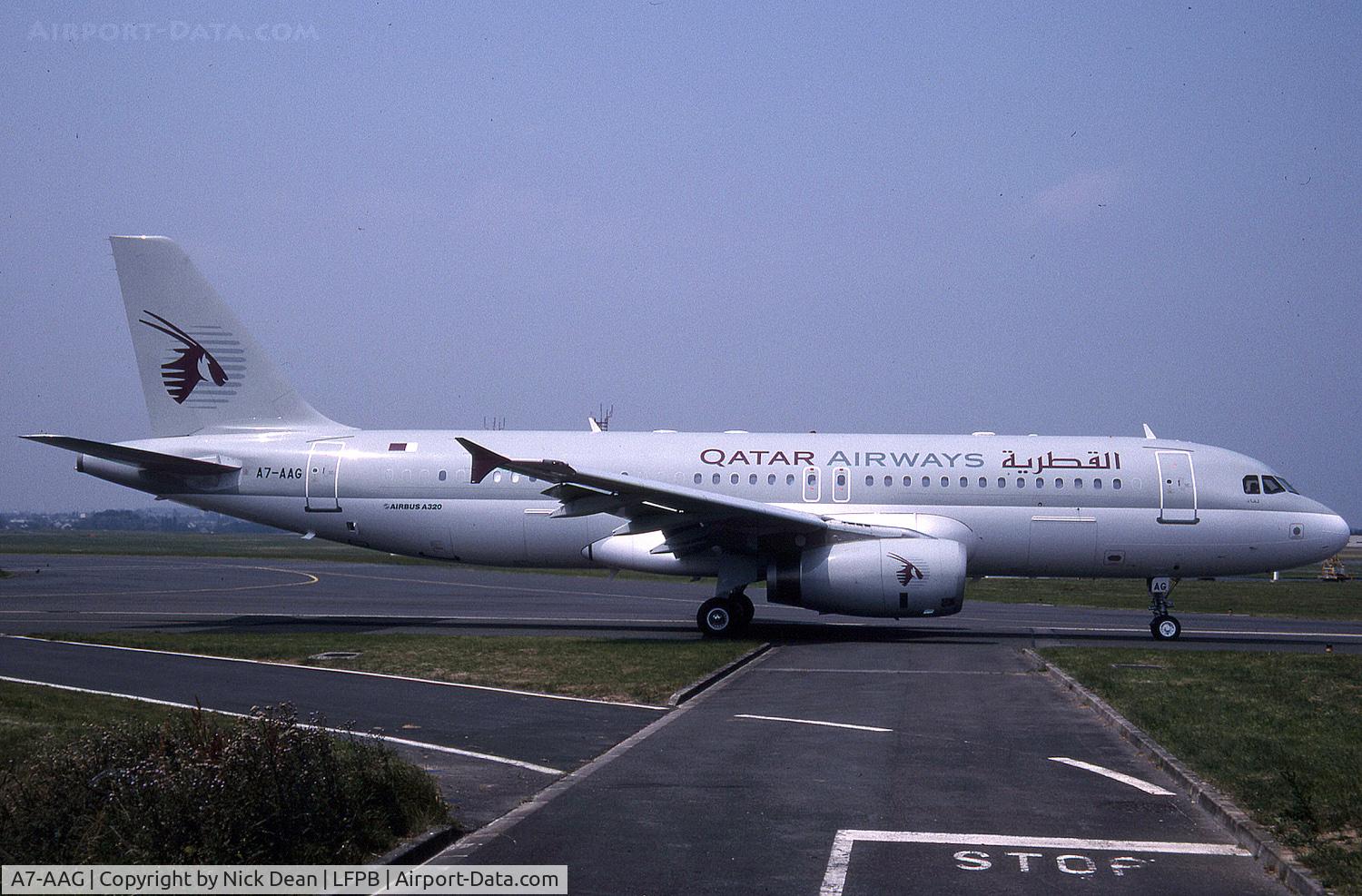A7-AAG, 1999 Airbus A320-232 C/N 927, LFPB