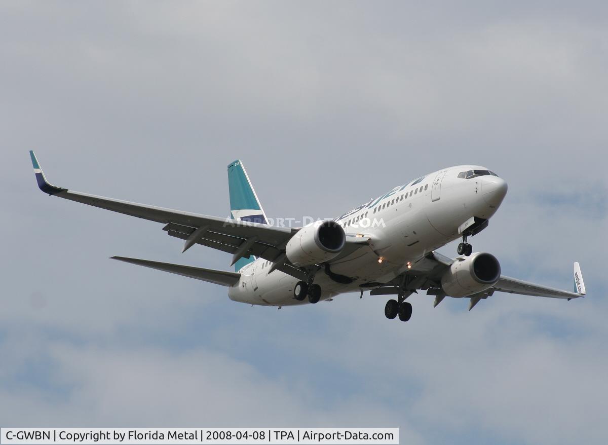 C-GWBN, 2005 Boeing 737-7CT C/N 34155, West Jet 737-700