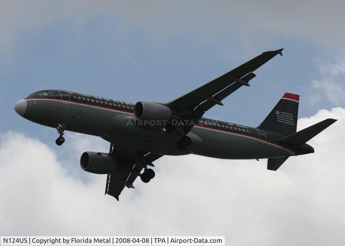 N124US, 2000 Airbus A320-214 C/N 1314, US Airways A320