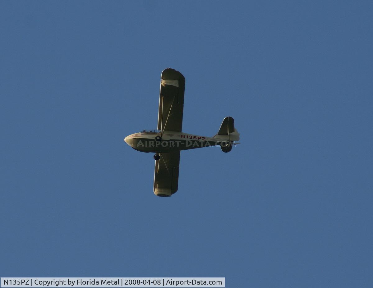 N135PZ, 1995 Volmer VJ-22 Sportsman C/N 1, VJ-22 in holding pattern over Lake Parker on way to Sun N Fun
