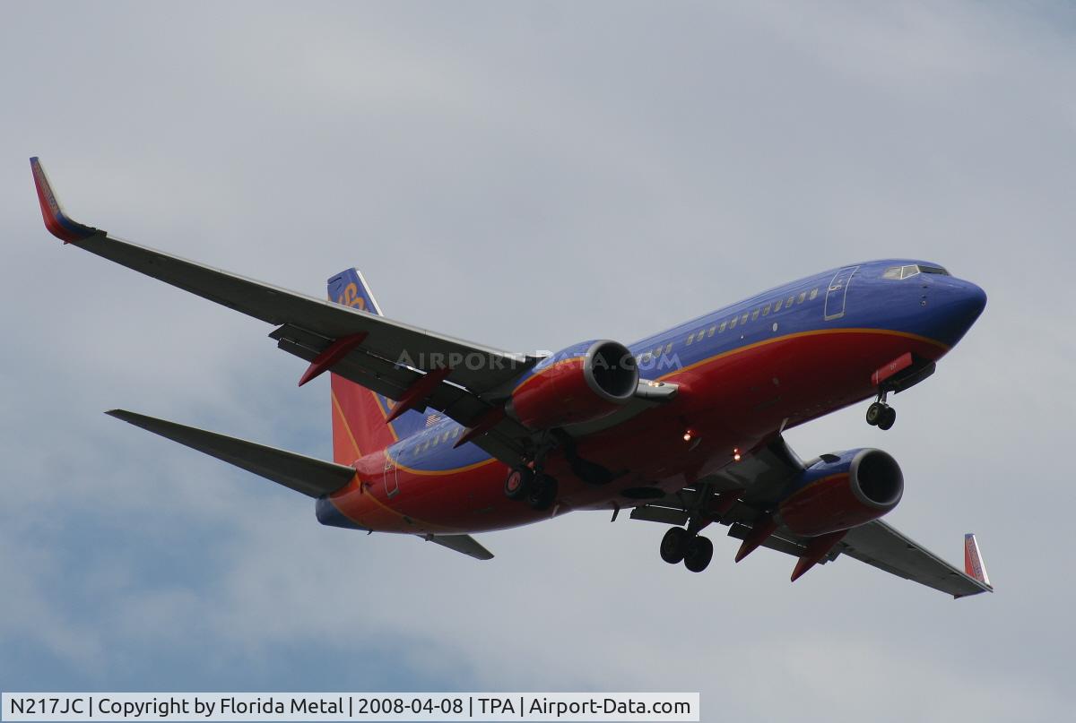 N217JC, 2005 Boeing 737-7H4 C/N 34232, Southwest 737-700