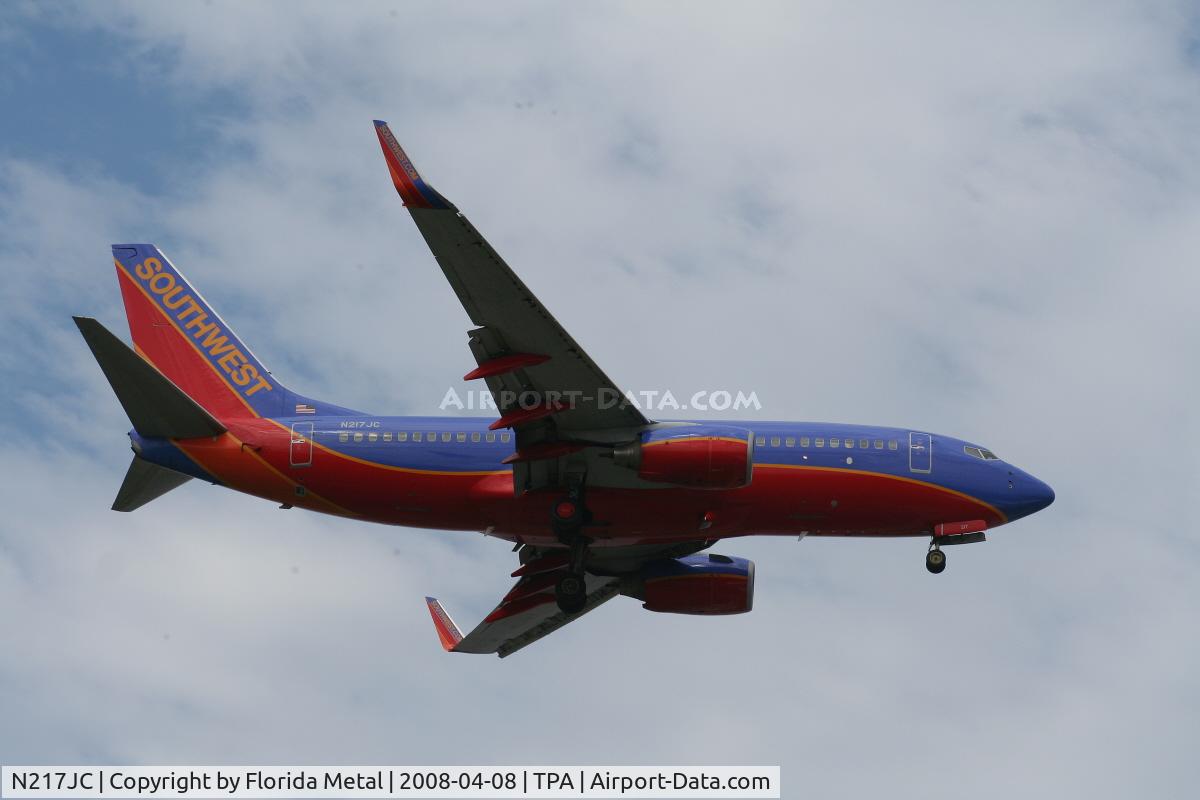 N217JC, 2005 Boeing 737-7H4 C/N 34232, Southwest 737-700