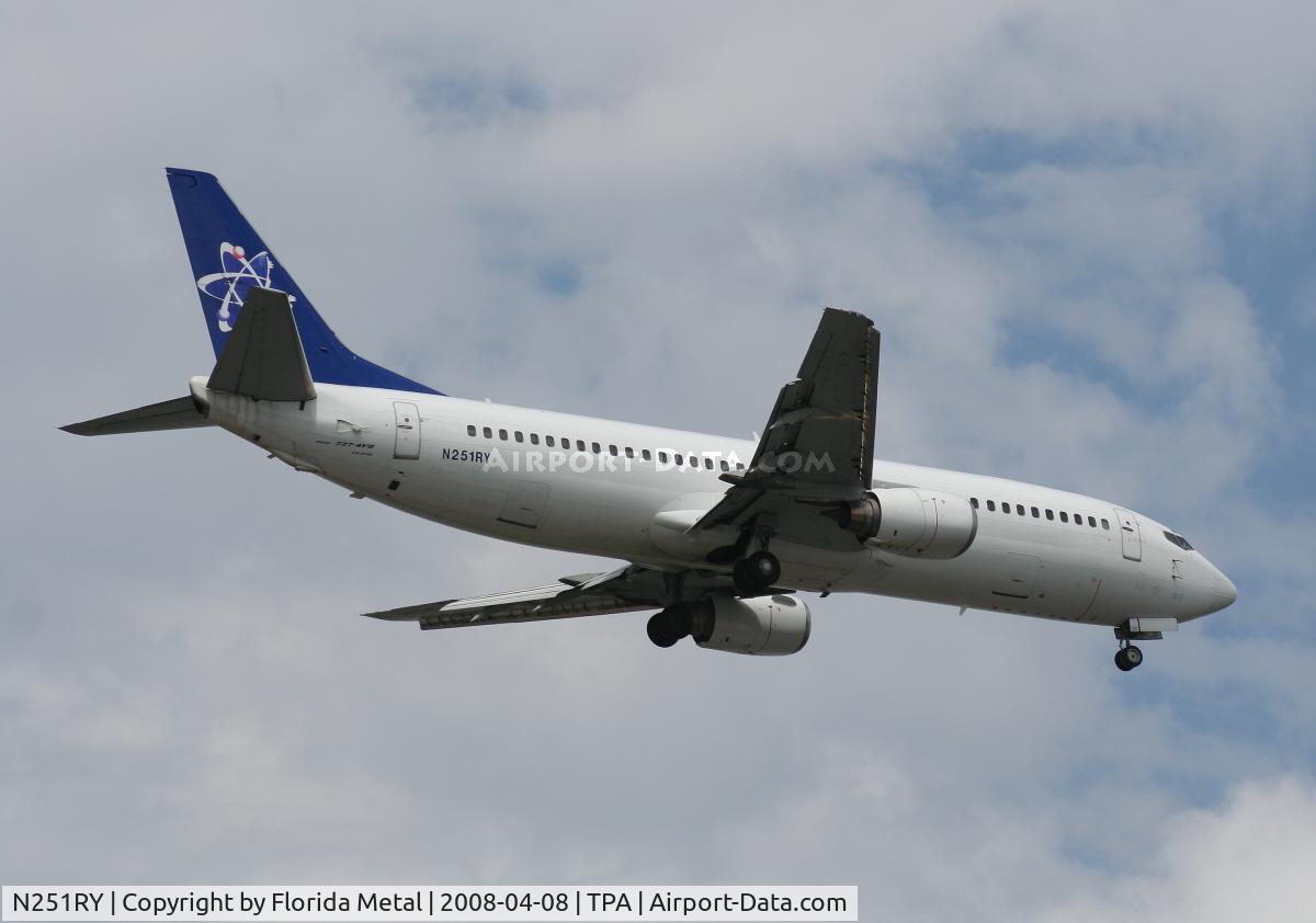 N251RY, 1992 Boeing 737-4YO C/N 25180, Ryan Air 737-400