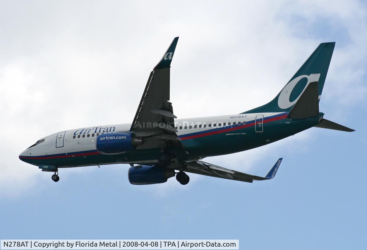 N278AT, 2005 Boeing 737-76N C/N 32665, Air Tran 737-700