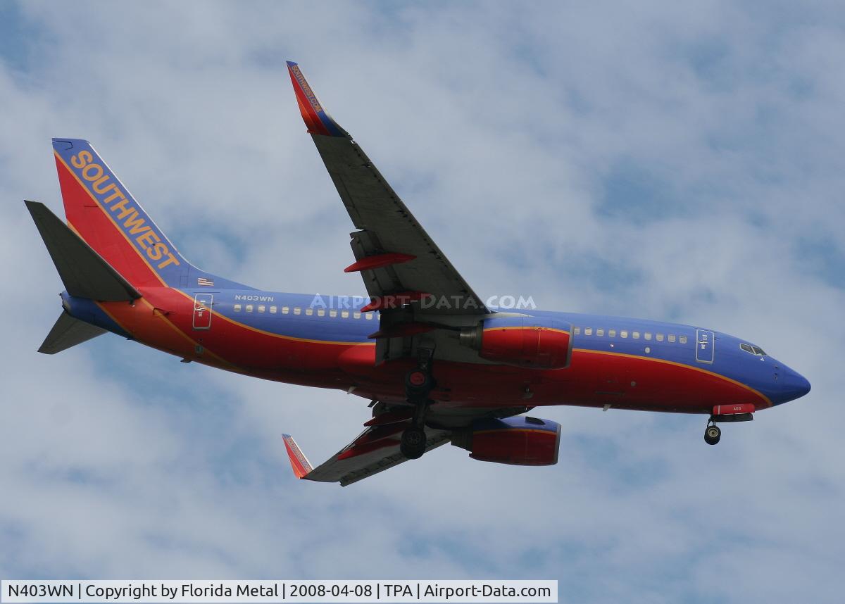 N403WN, 2001 Boeing 737-7H4 C/N 29815, Southwest 737-700