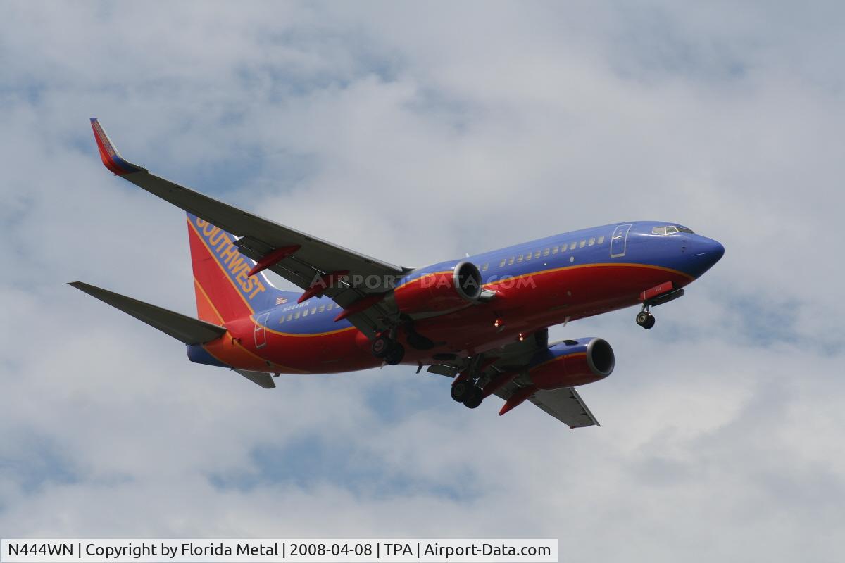 N444WN, 2003 Boeing 737-7H4 C/N 29839, Southwest 737-700