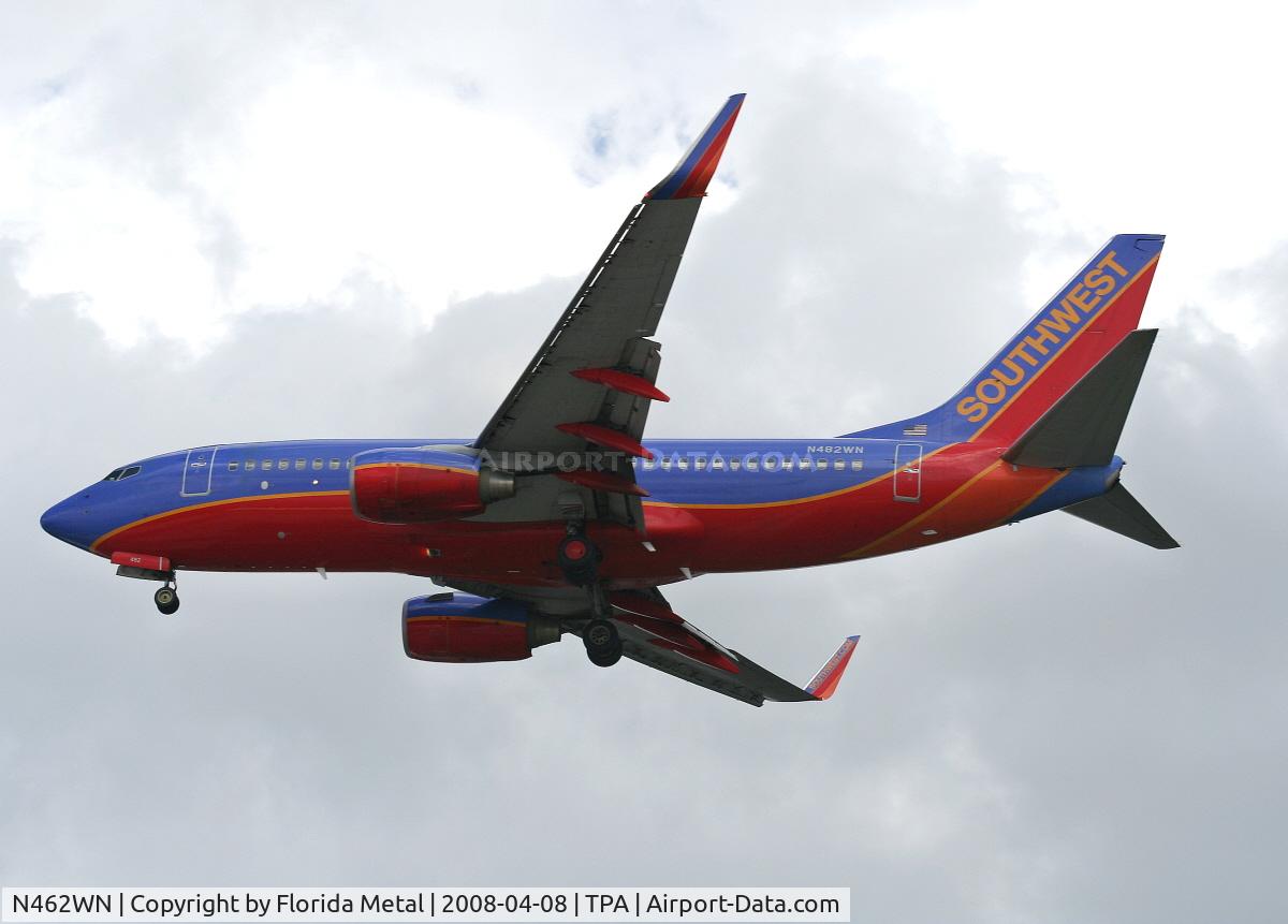 N462WN, 2004 Boeing 737-7H4 C/N 32466, Southwest 737-700
