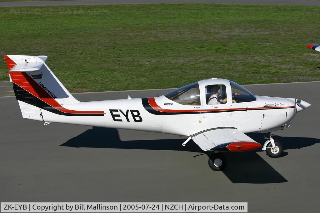 ZK-EYB, 1978 Piper PA-38-112 Tomahawk C/N 38-78A0150, From the Aero Club lounge