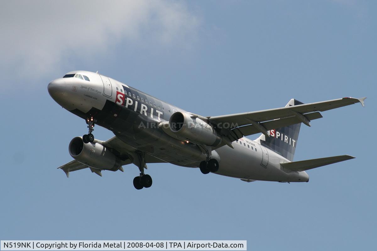 N519NK, 2006 Airbus A319-132 C/N 2723, Spirit A319