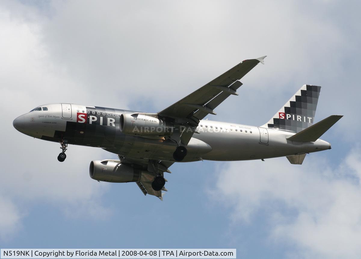 N519NK, 2006 Airbus A319-132 C/N 2723, Spirit A319