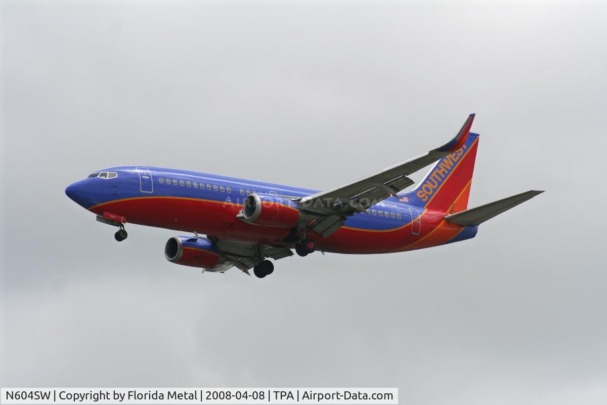 N604SW, 1995 Boeing 737-3H4 C/N 27955, Southwest 737-300