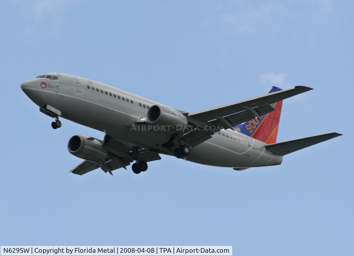 N629SW, 1996 Boeing 737-3H4 C/N 27704, Southwest Silver One