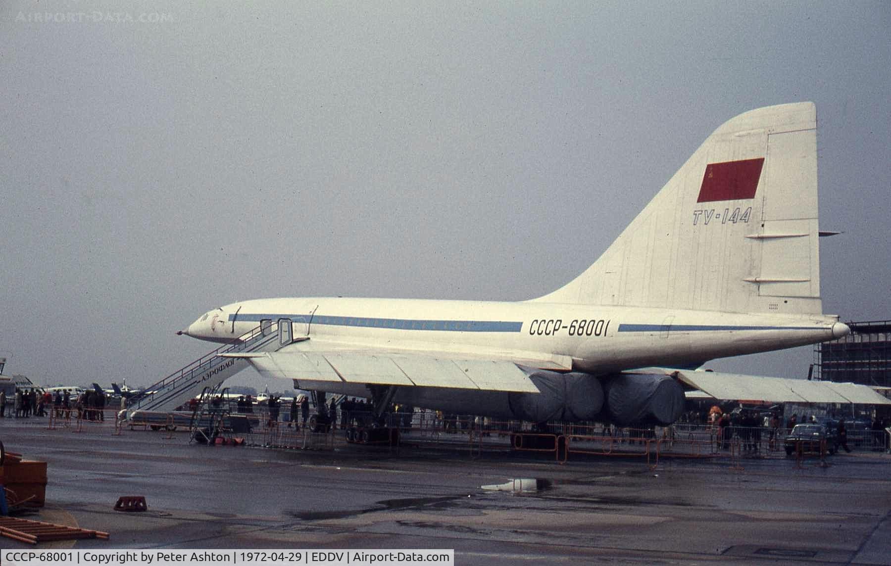 CCCP-68001, 1968 Tupolev Tu-144 C/N 00 00, Tupolev TU-144