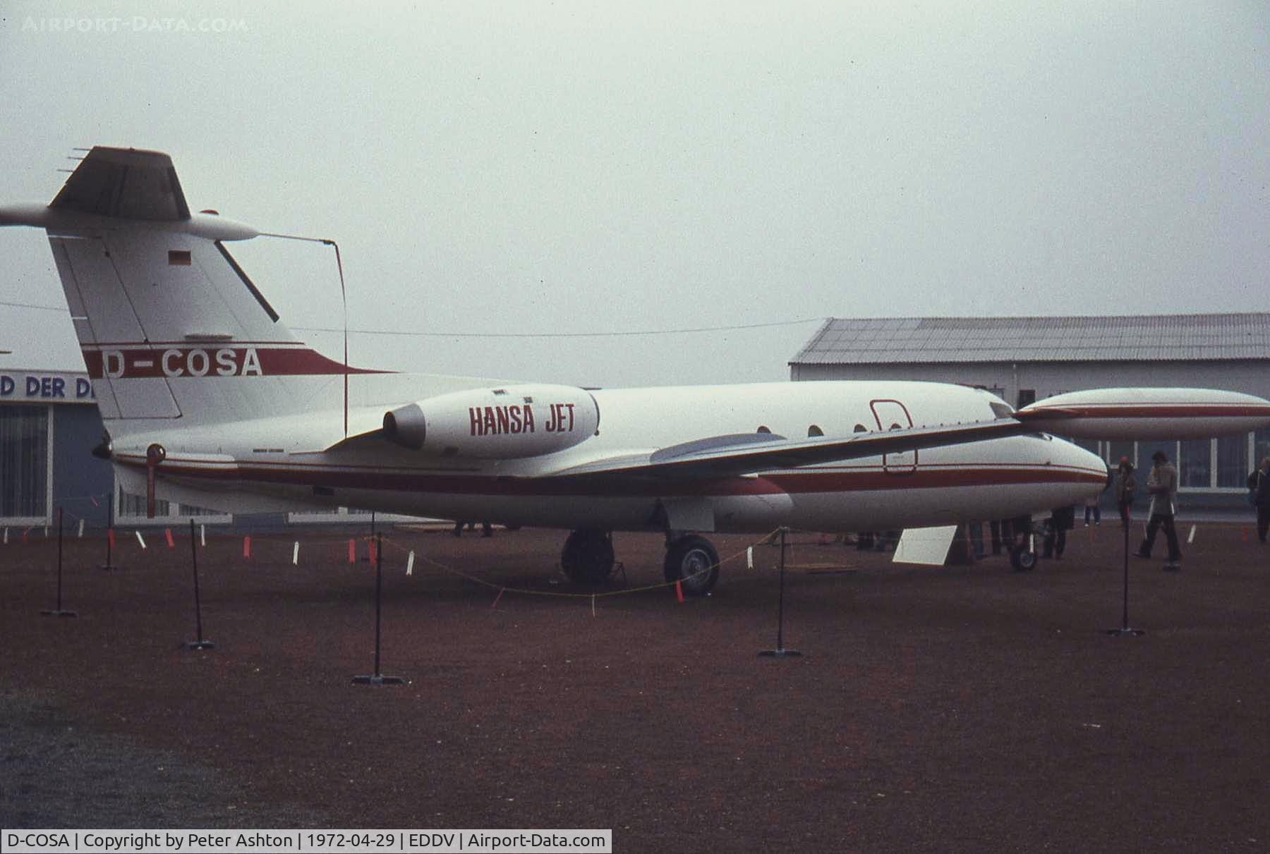 D-COSA, 1997 Dornier 328-110 C/N 3085, Hansa Jet