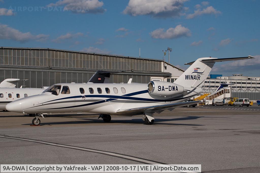 9A-DWA, 2008 Cessna 525A CitationJet CJ2+ C/N 525A-0412, Winair Cessna 525A Citationjet 2