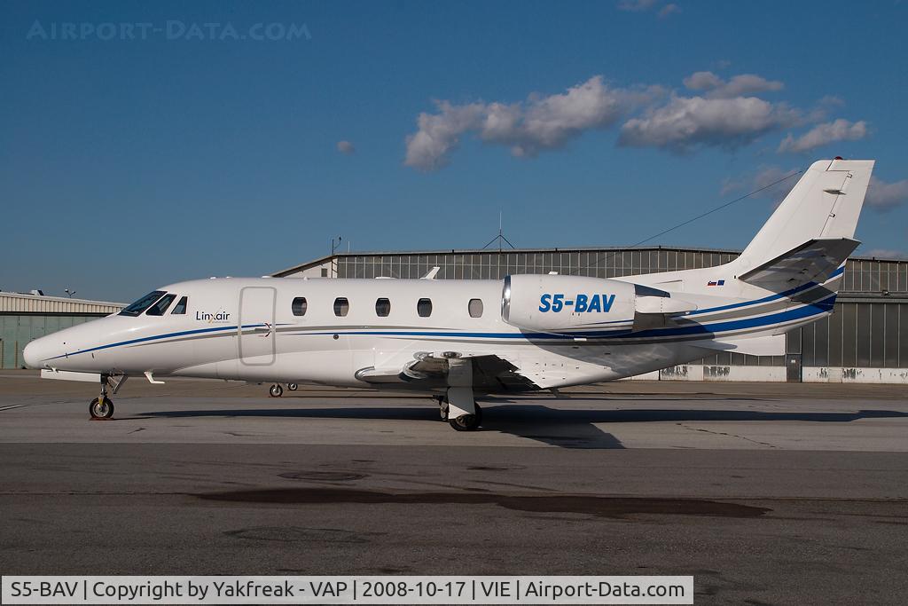 S5-BAV, 2006 Cessna 560XL Citation C/N 560-5660, Lynxair Cessna 560XL Citation Excel