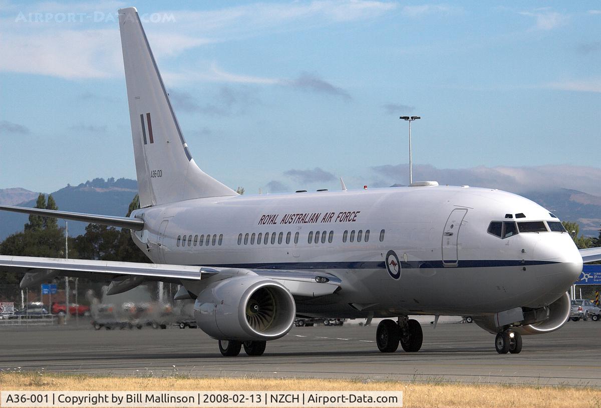 A36-001, 2000 Boeing 737-7DT BBJ C/N 30829, Royal Australian Air Force (RAAF) Boeing 737-7DT (BBJ)  c/n 30829/738