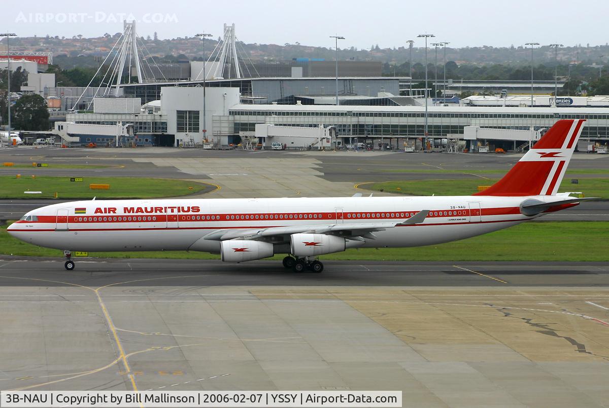 3B-NAU, 1994 Airbus A340-312 C/N 076, When the sun has passed the yardarm, then the 