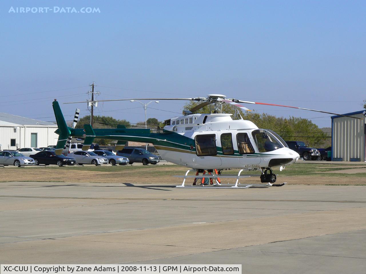 XC-CUU, 1999 Bell 206L-4 LongRanger IV LongRanger C/N 52222, At Grand Prairie Municipal - This aircraft was formerly registered as N314AE