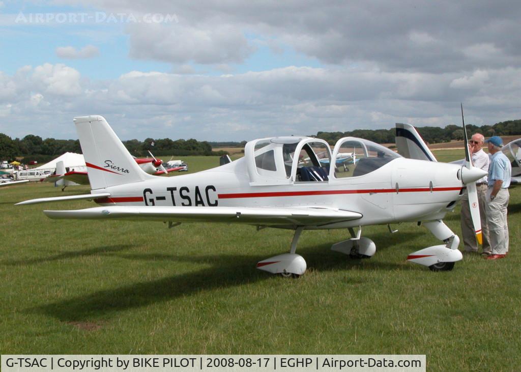 G-TSAC, 2008 Tecnam P-2002EA Sierra C/N PFA 333-14611, POPHAM VISITOR