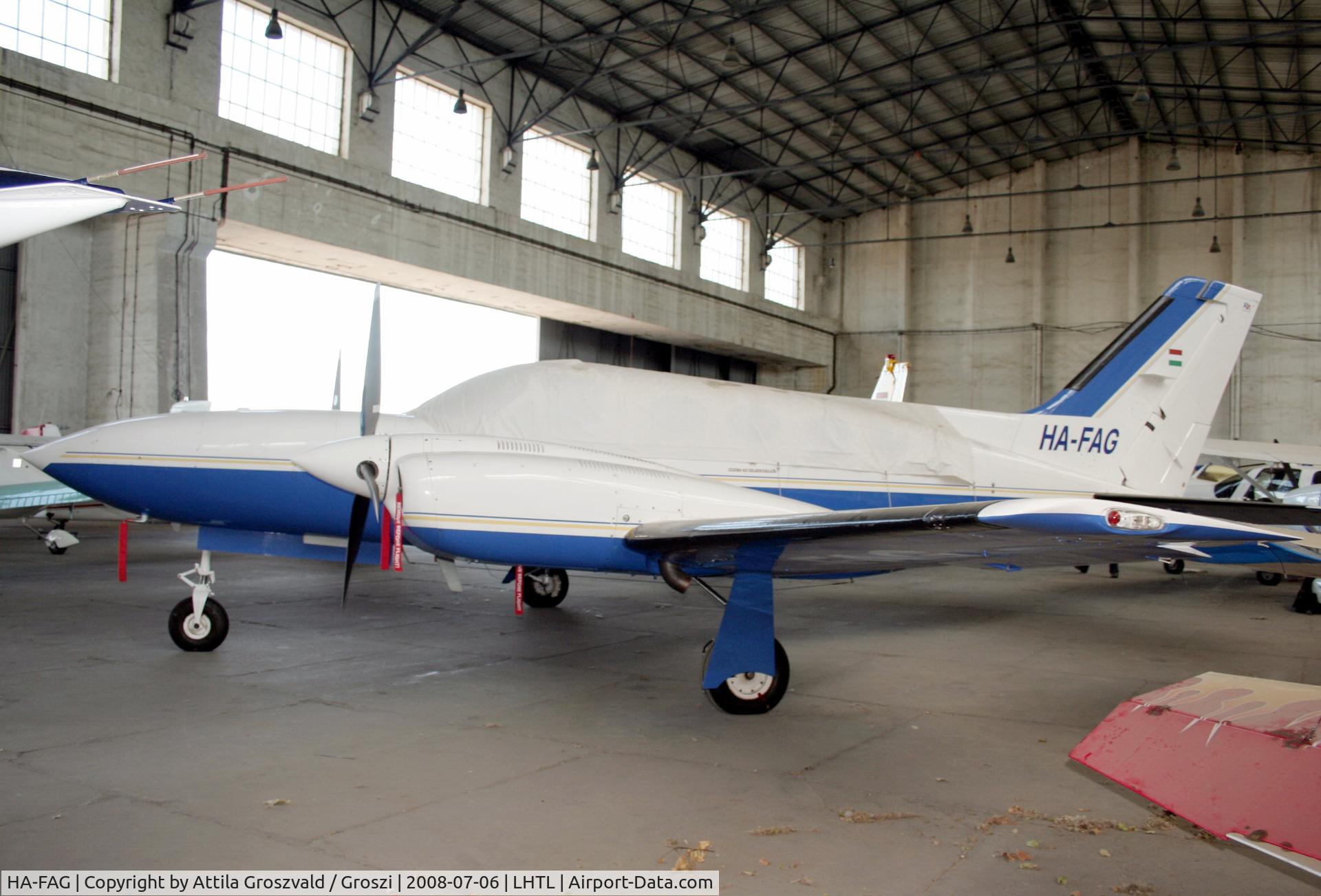 HA-FAG, 1975 Cessna 421C Golden Eagle C/N 421C-0008, Tököl airport / hangar