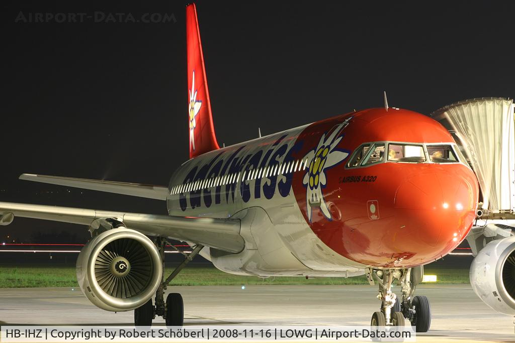 HB-IHZ, 1999 Airbus A320-214 C/N 1026, Flight to GRZ/LOWG