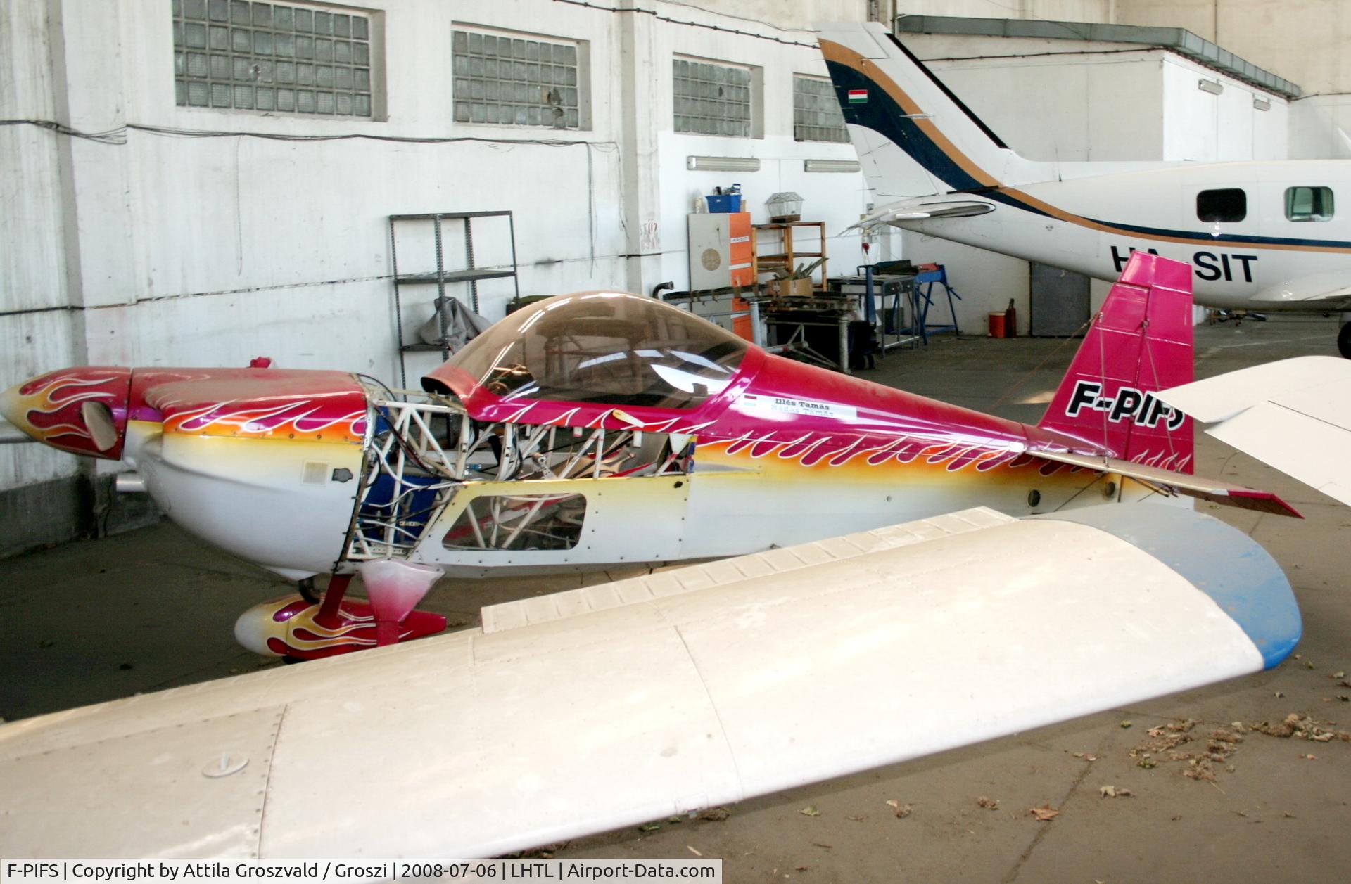 F-PIFS, 2002 Constructeur Amateur SOUBRANE ACRO 200 C/N 01, Tököl airport / hangar