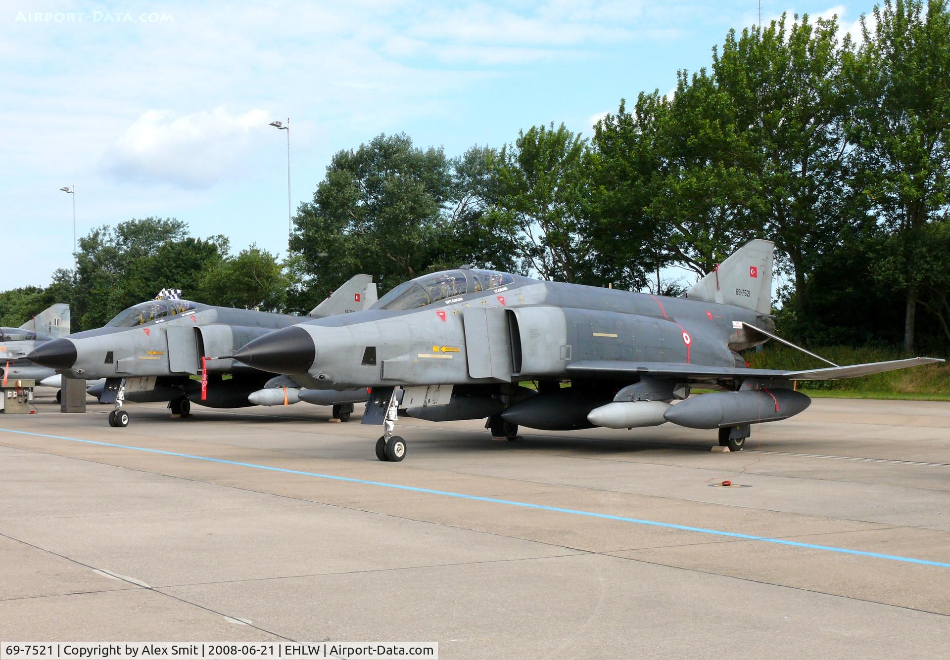 69-7521, 1969 McDonnell Douglas RF-4E/TM Isik C/N 4169, McDonnell-Douglas RF-4E Phantom 69-7521 Turkish Air Force