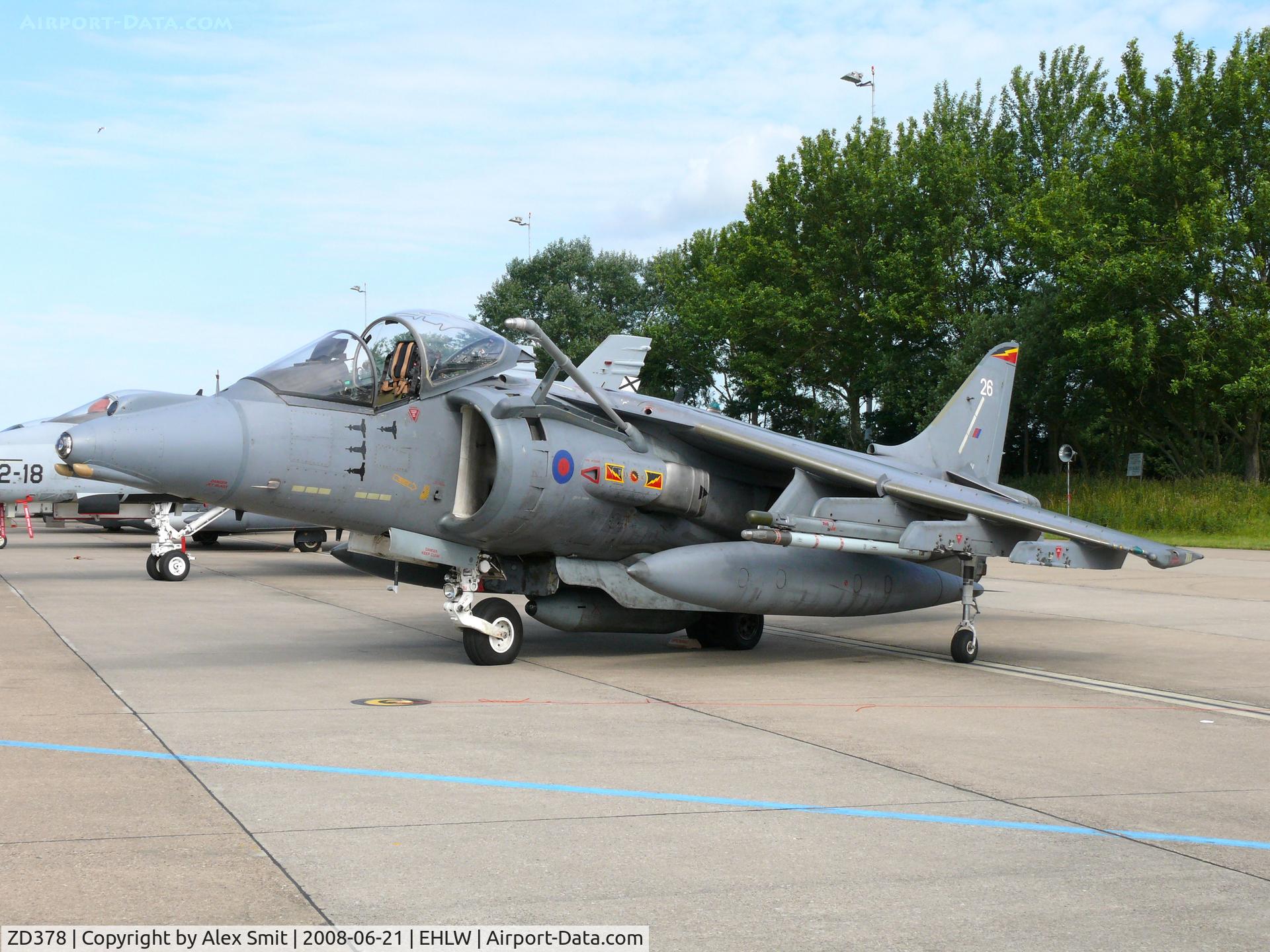 ZD378, 1988 British Aerospace Harrier GR.9 C/N P26, British Aerospace Harrier Gr.9 ZD378/26 Royal Air Force