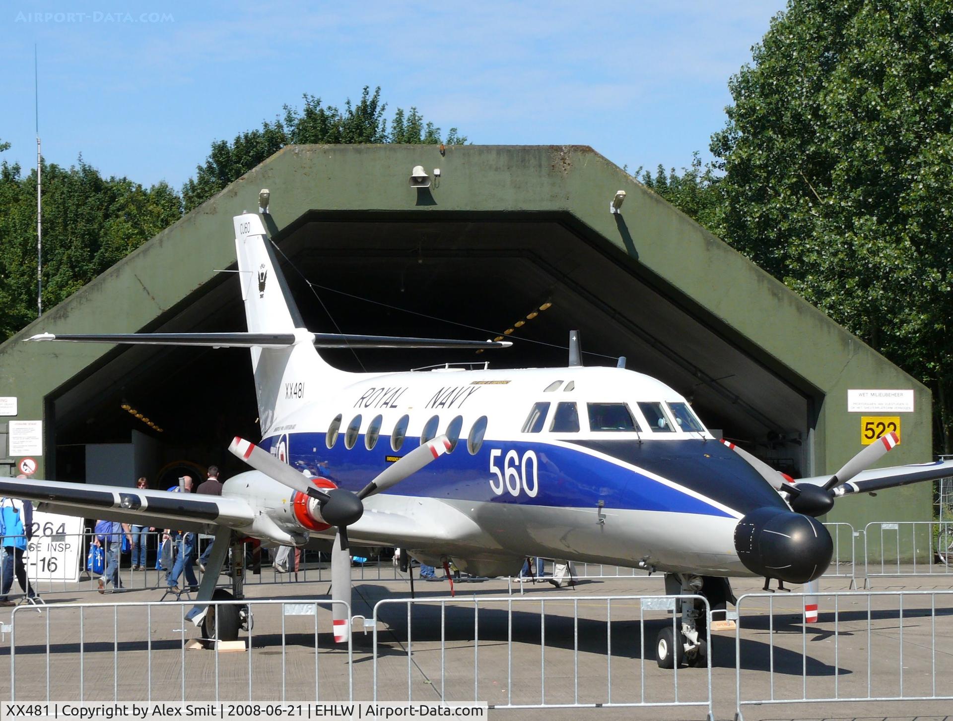 XX481, 1978 Scottish Aviation HP-137 Jetstream T.2 C/N 251, Scottish Aviation Jetstream T2 XX481/560CU Royal Navy