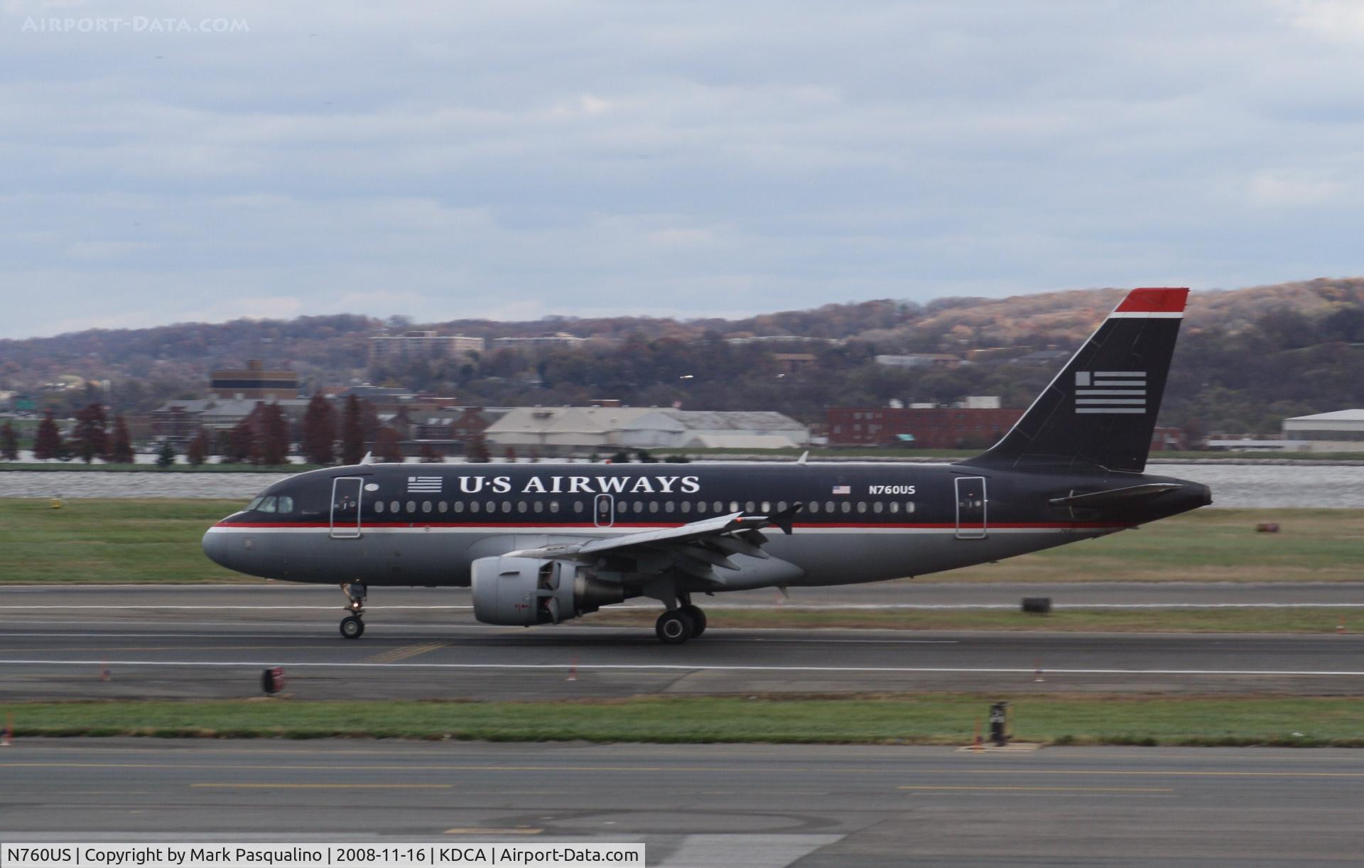 N760US, 2000 Airbus A319-112 C/N 1354, Airbus A319