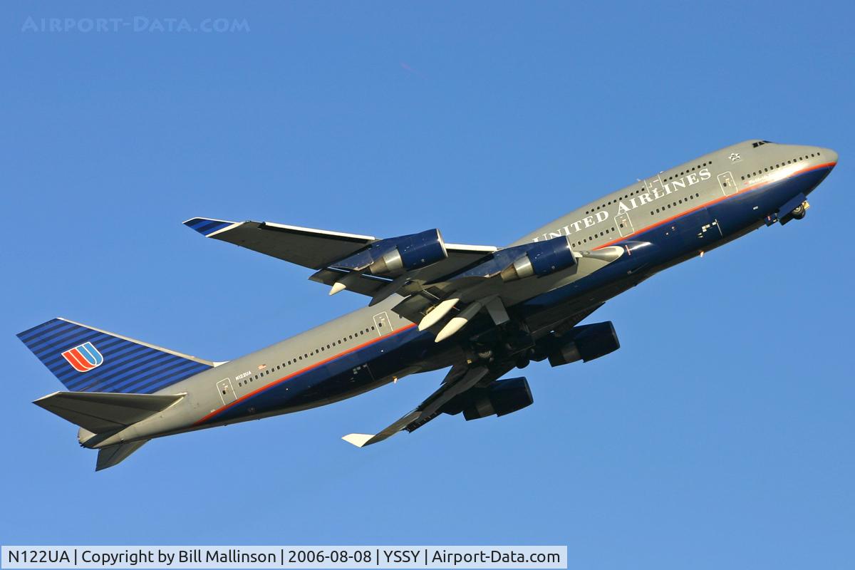 N122UA, 1999 Boeing 747-422 C/N 29168, The new colour scheme is nicer.  The grey is far too drab