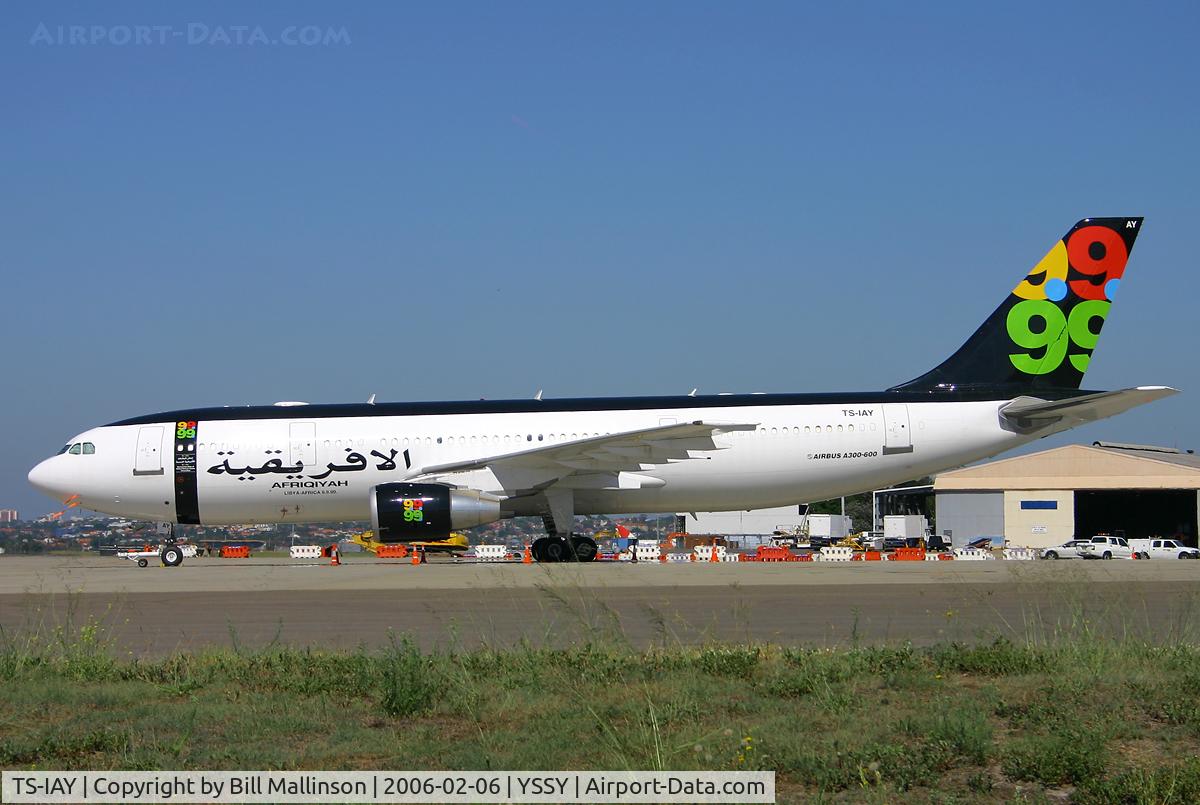 TS-IAY, 1985 Airbus A300B4-620 C/N 354, Afriqiyah Airways. Airbus A300B4-620. C/N 354