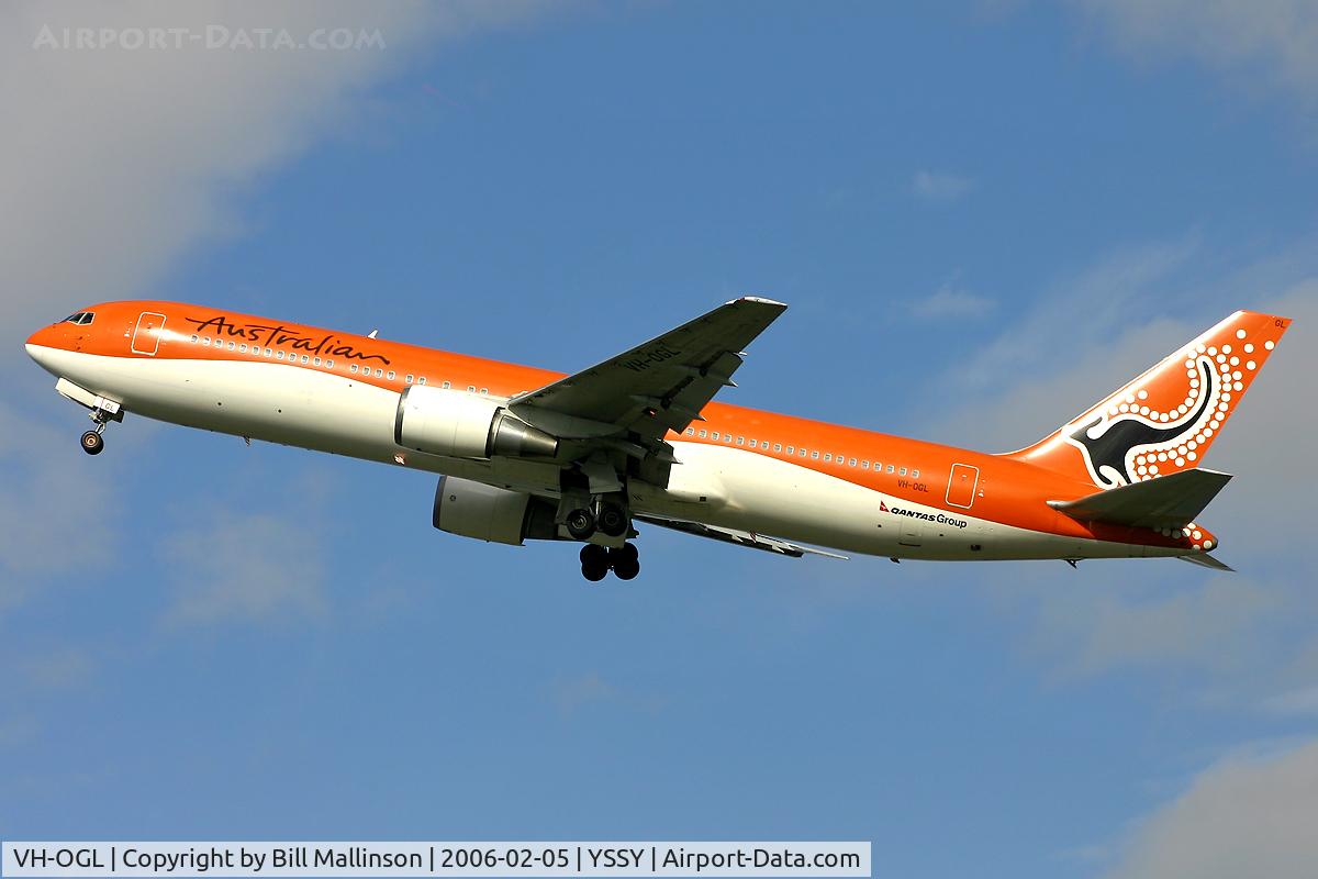 VH-OGL, 1991 Boeing 767-338 C/N 25363, Since returned to standard Qantas colours