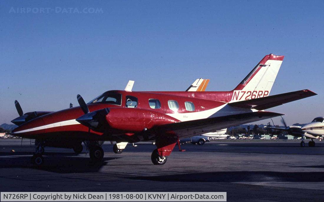 N726RP, 2002 Cessna 525A CitationJet CJ2 C/N 525A-0114, Beech 60 C/N P-065 scanned from a slide