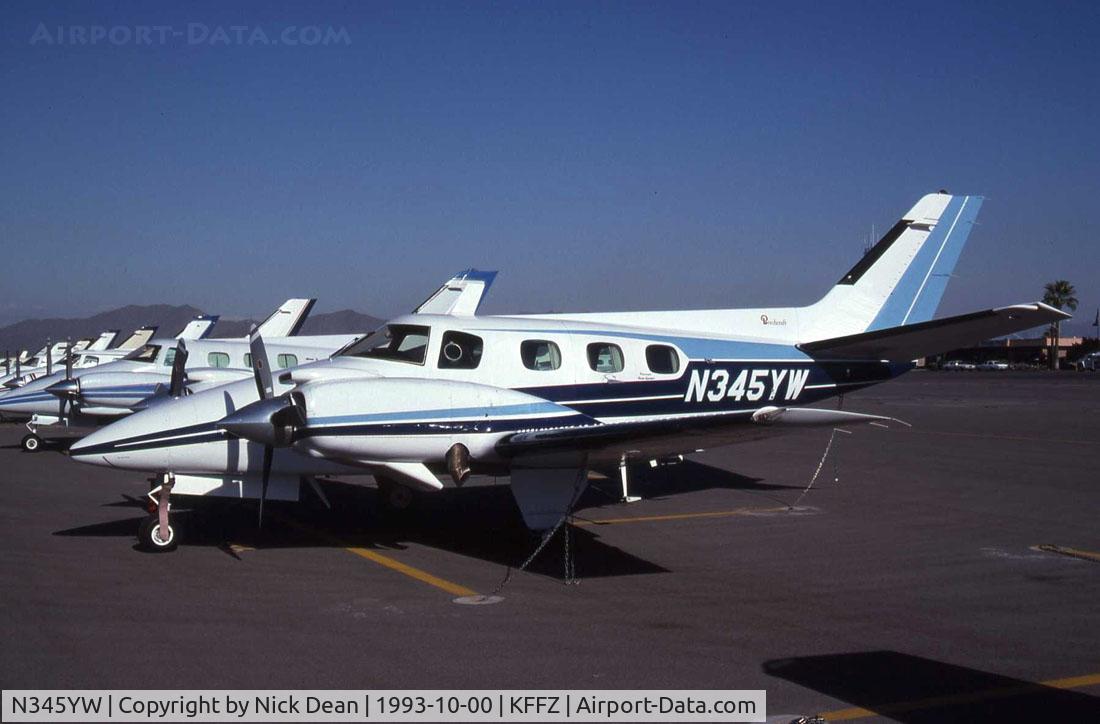 N345YW, 1969 Beech 60 C/N P-85, /