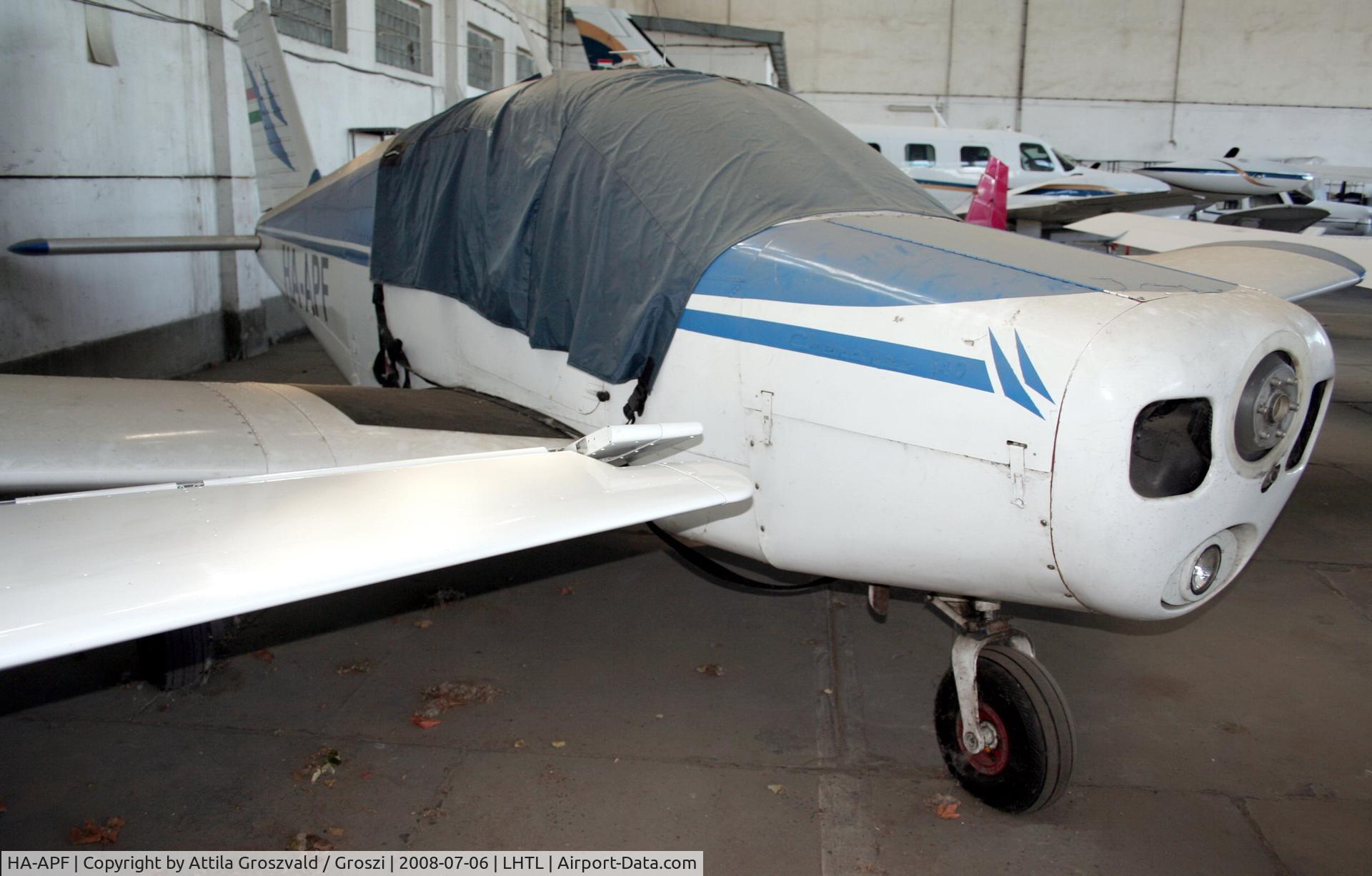 HA-APF, 1967 Piper PA-28-140 Cherokee C/N 28-23765, Tököl airport / hangar