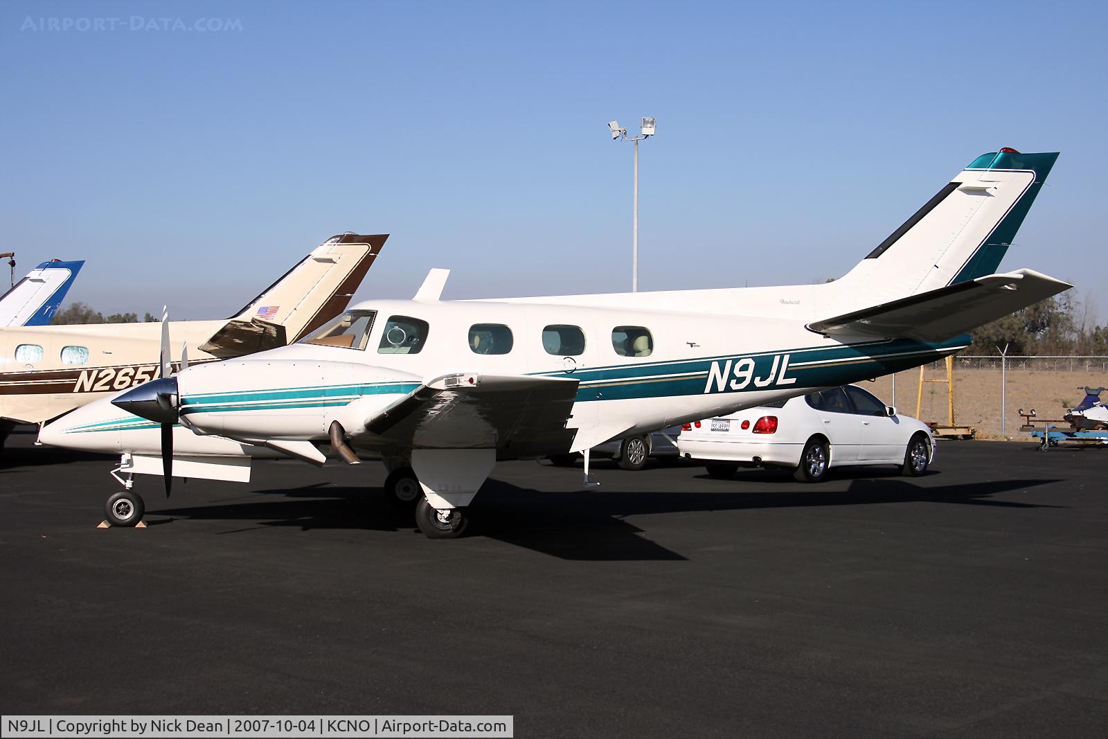 N9JL, 1975 Beech B-60 Duke C/N P-352, Now sporting a lovely set of my winglets
