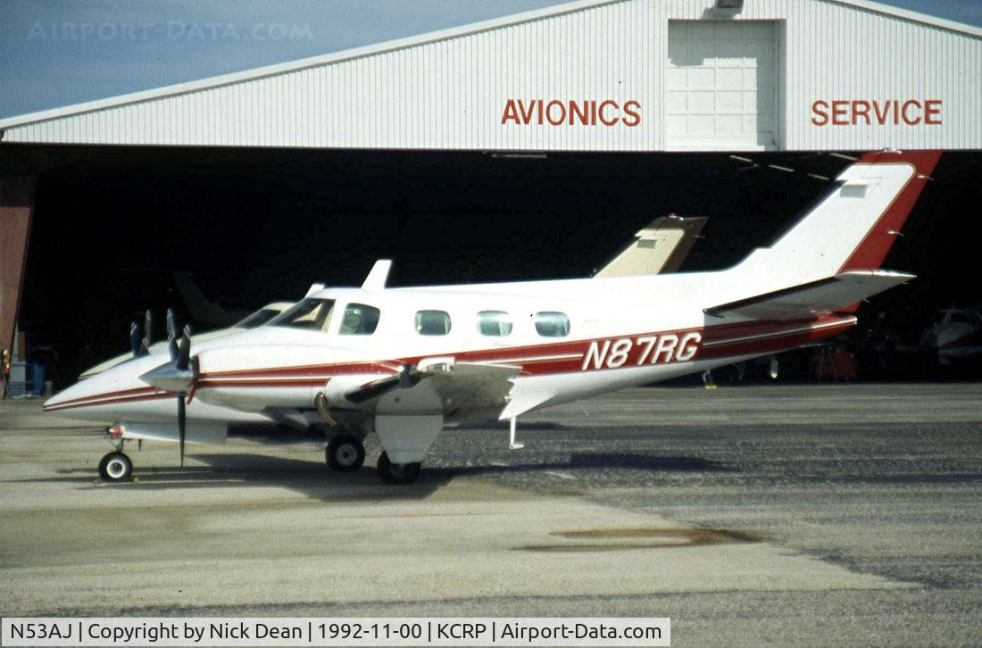 N53AJ, 1977 Beech B-60 Duke C/N P-444, As it was in 1992 N87RG