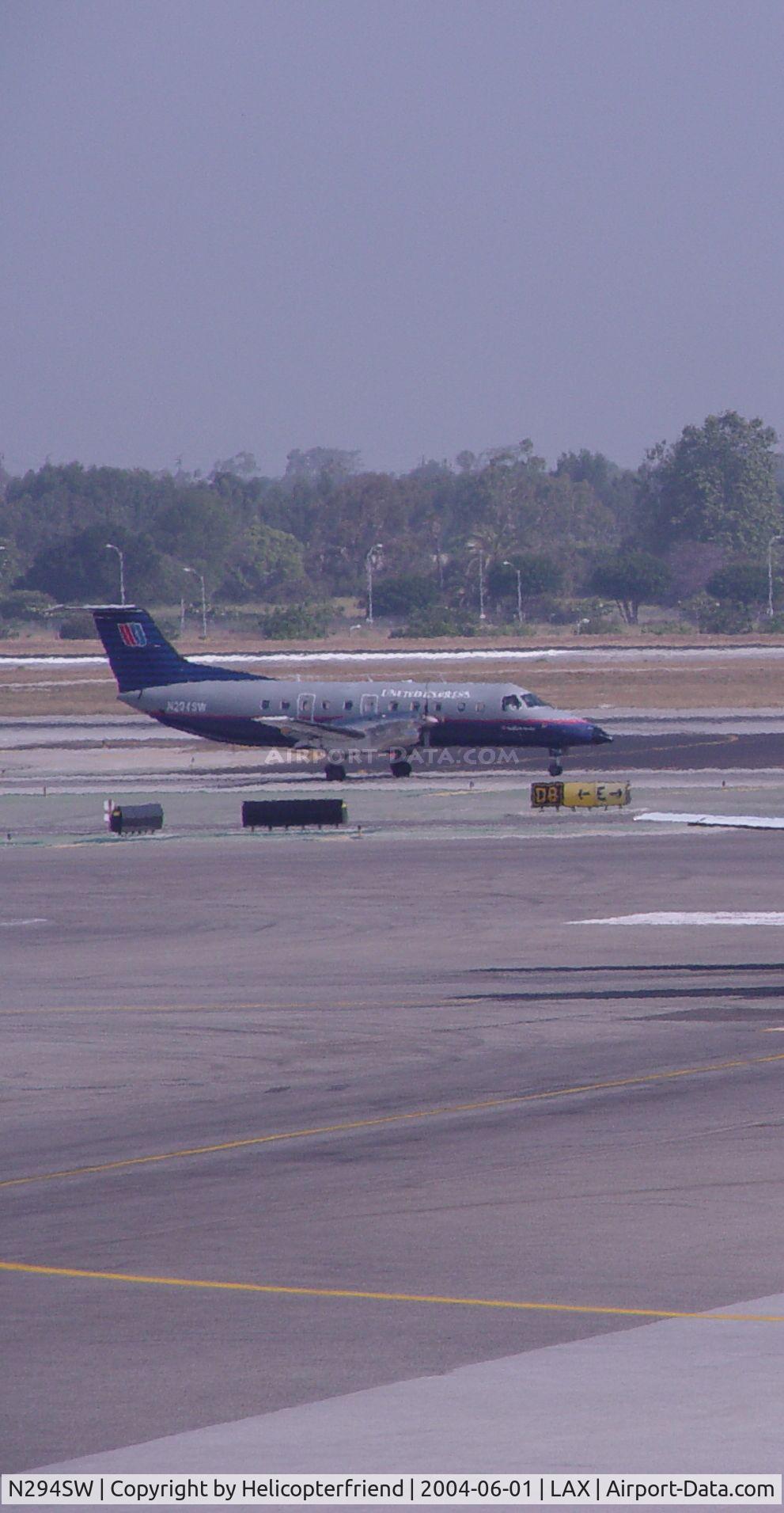 N294SW, 1996 Embraer EMB-120ER Brasilia C/N 120321, Waiting for planes to pass to take off