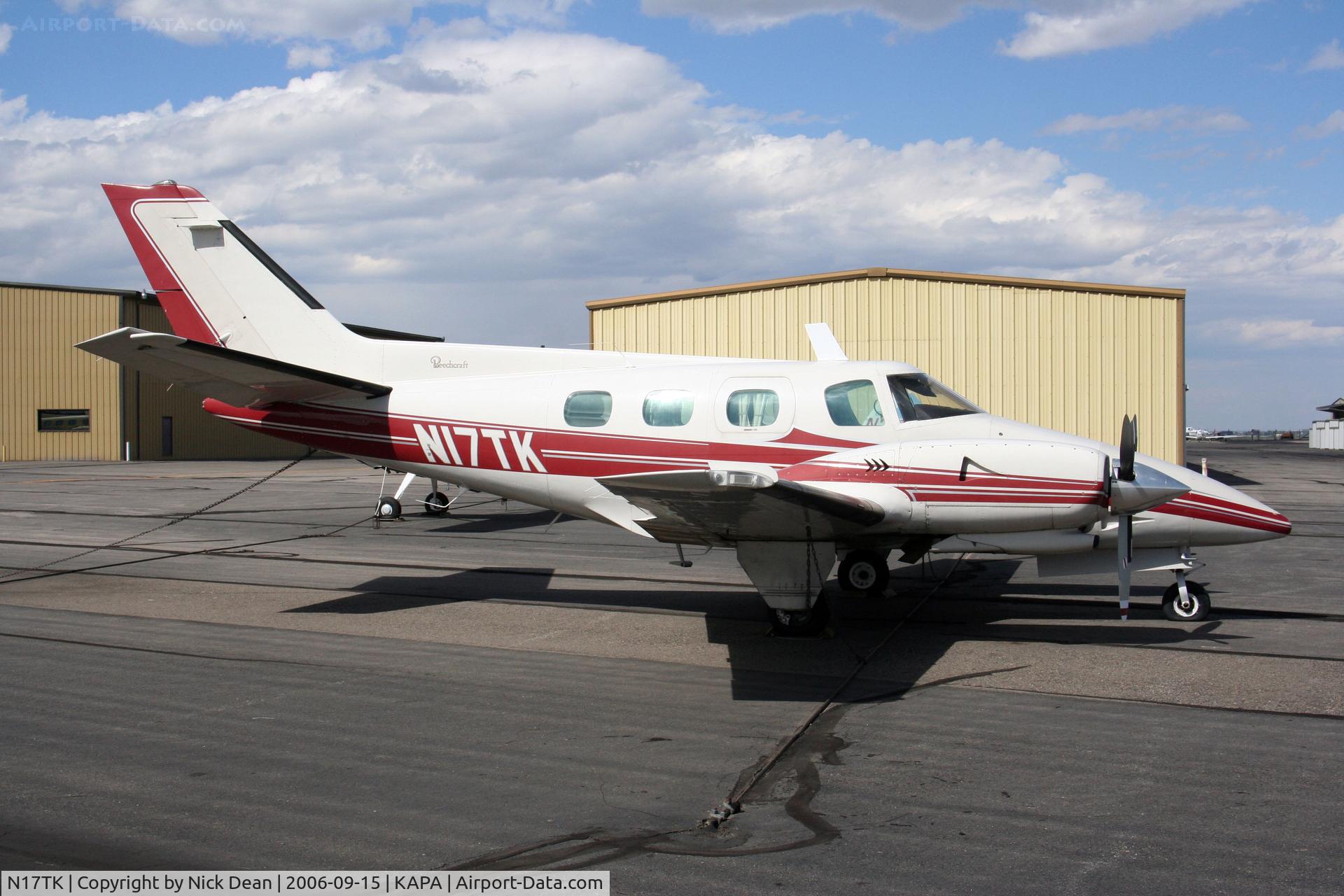 N17TK, 1978 Beech B-60 Duke C/N P-480, /