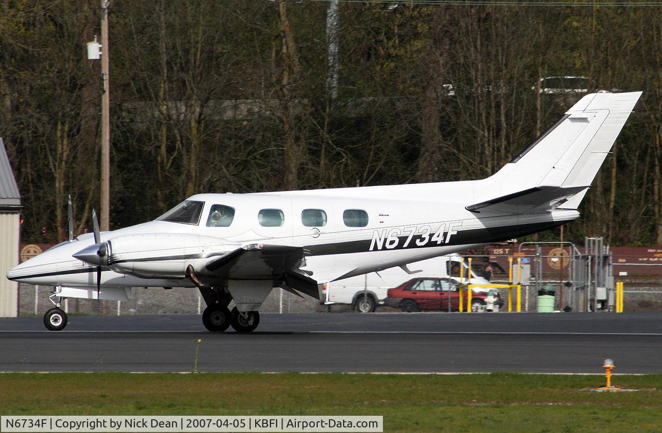 N6734F, 1979 Beech B-60 Duke C/N P-505, /