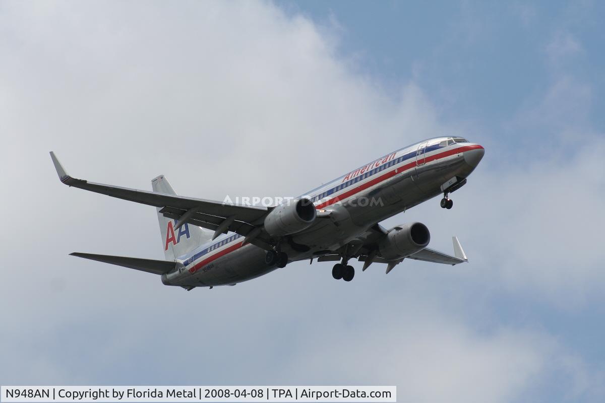 N948AN, 2000 Boeing 737-823 C/N 30086, American 737-800
